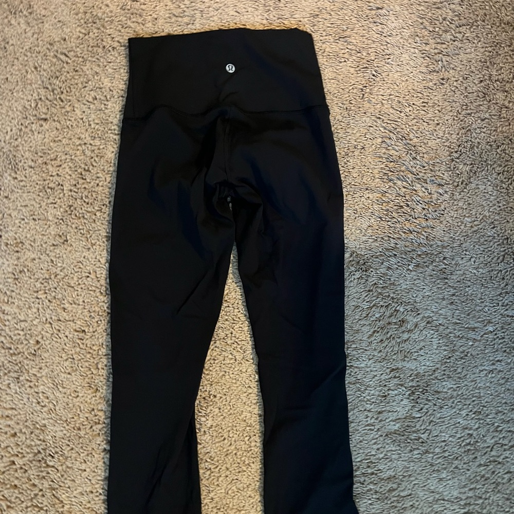 Lululemon cropped  black leggings
